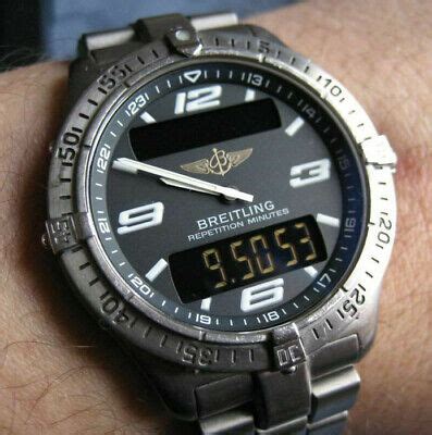 breitling titanium watch ebay